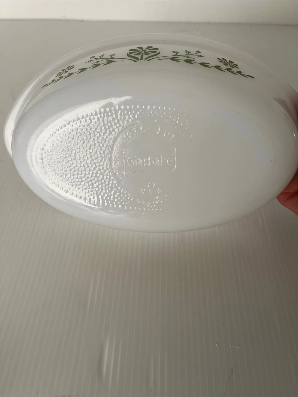 Vintage Glasbake Oval Baking Dish 1 Qt.